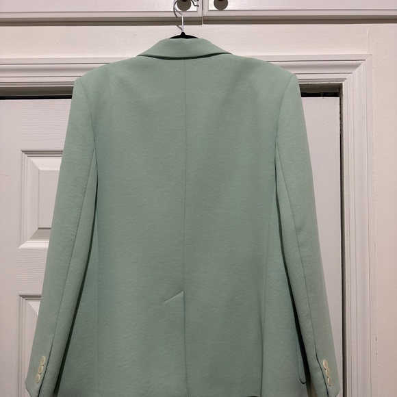 Sandro blazer/shorts set in mint green, size 42 - Picture 5 of 10